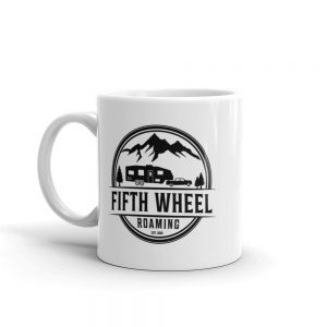 White glossy mug