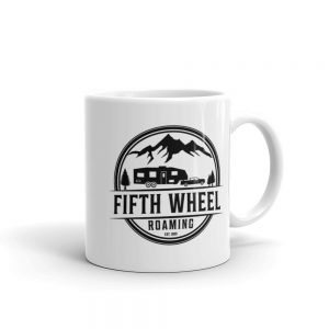 White glossy mug